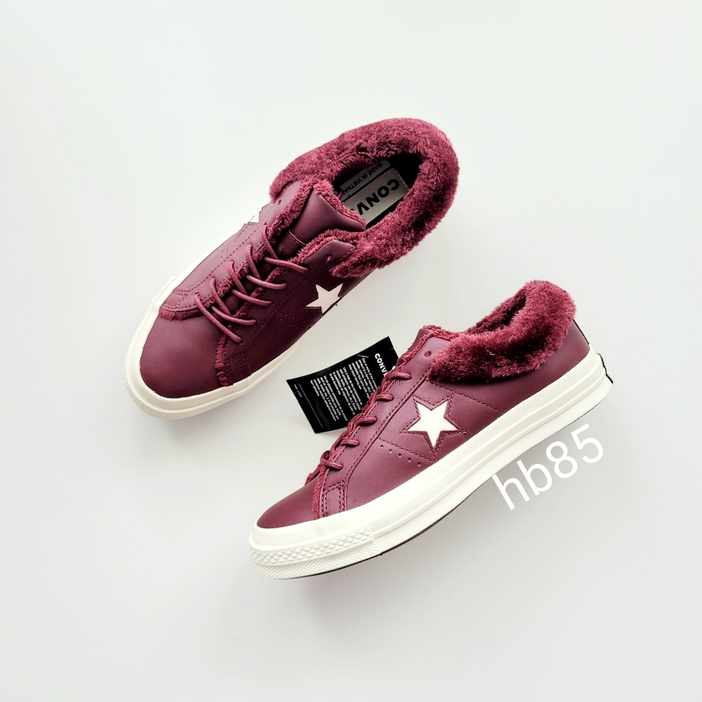 Converse One Star Ox Dark Burgundy Dark Burgundy Women's 8